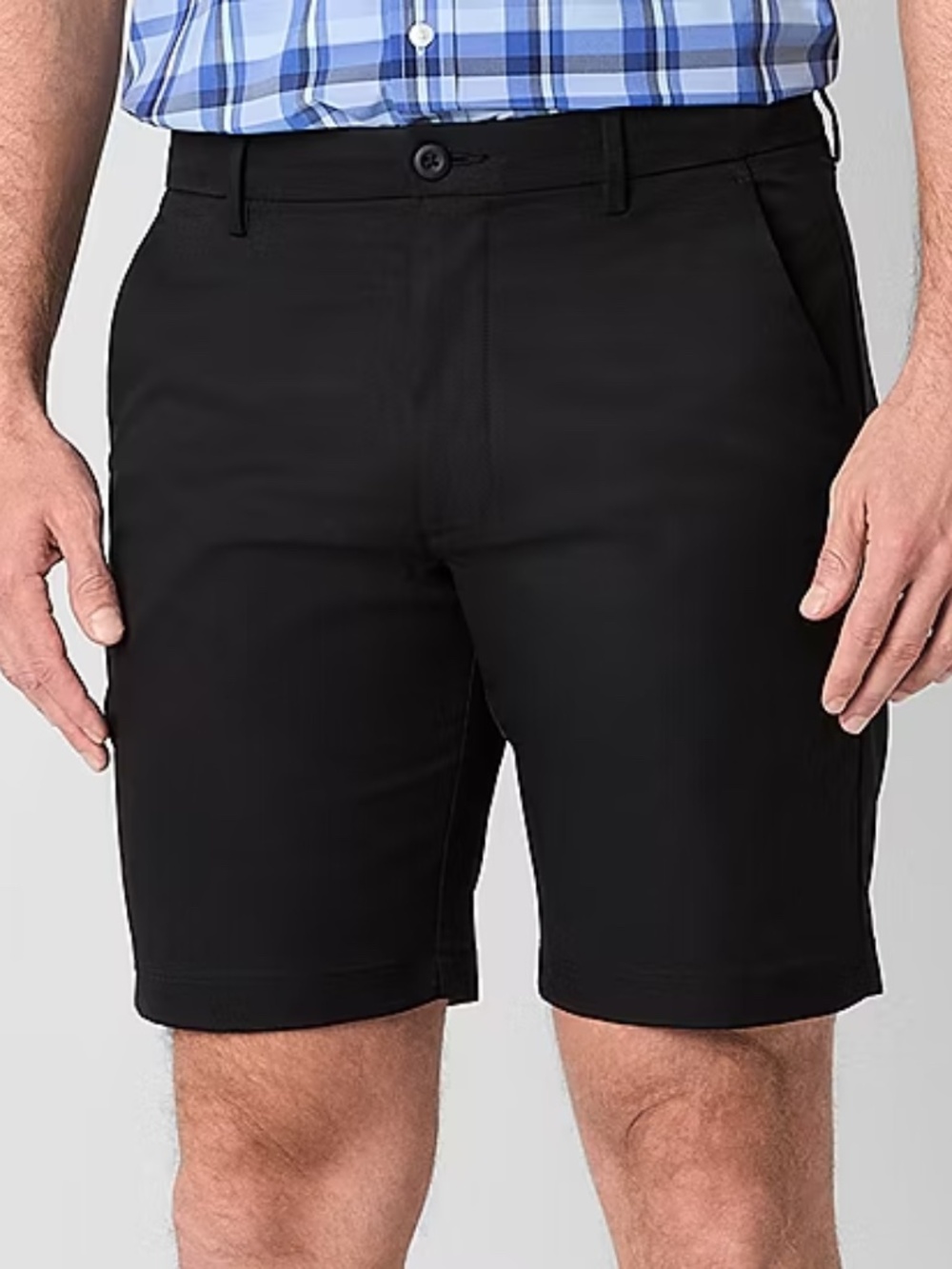 NWT St. John's Bay Performance Mens 9" Moisture Wicking Chino Short